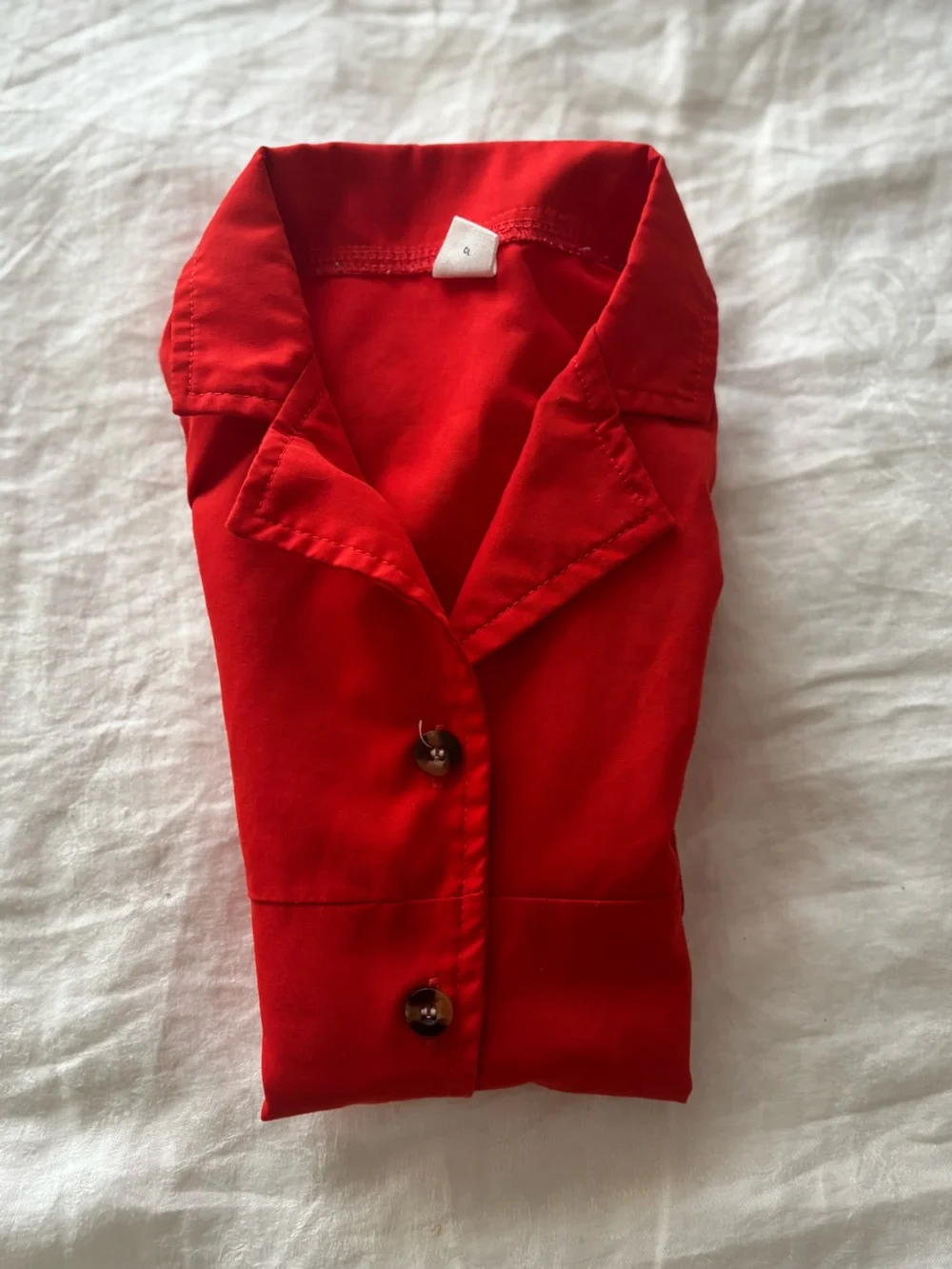SHEIN Red Men's Flat Front Shorts